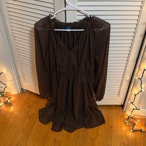 OLD NAVY DRESS BROWN